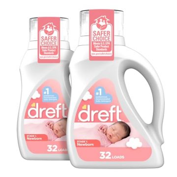 Dreft Newborn Baby Liquid Laundry Detergent, Gentle on Sensitive…