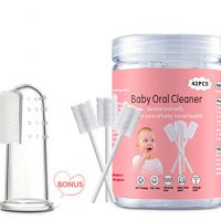 Baby Tongue Cleaner, Baby Toothbrush, 42Pcs Disposable Infant Toothbrush…