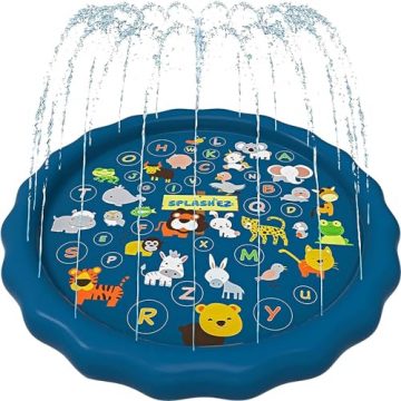 SplashEZ 3-in-1 Splash Pad, Sprinkler for Kids & Baby…