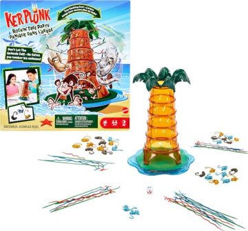 Mattel Games Kerplunk Rockin’ Tree Party Game for Kids,…