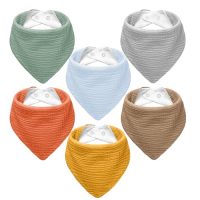 NISXABEBE Muslin Baby Bibs,Soft Triangular Baby Bandana Drool Bibs…