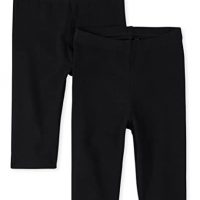 The Children’s Place Baby Girls and Toddler Capri Leggings,…