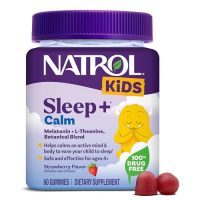 Natrol Kids Sleep+ Calm, Melatonin and L-Theanine, Supplement for…