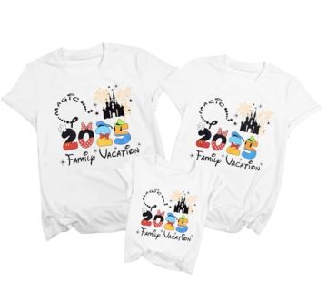 Family Vacation Shirts 2025 Family Matching Outfits Magical Tshirts…