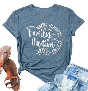 Family Vacation Shirts: 2025 Summer Vacation T-Shirt Family Matching…