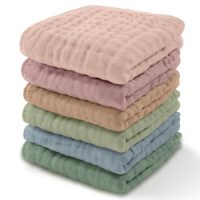 Comfy Cubs Muslin Baby Washcloths 6 Pack – Soft…