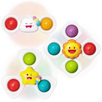 SpringFlower Suction Cup Spinner Toys, Baby Bath Toys for…