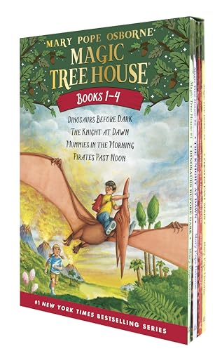 Magic Tree House Boxed Set, Books 1-4: Dinosaurs Before…