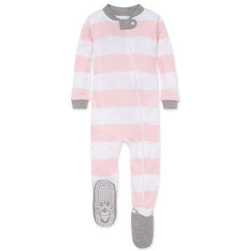 Burt’s Bees Baby Baby Girls Sleeper Pajamas, Zip Front…