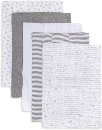 Burts Bees Baby Infant Burp Cloths, 100% Organic Cotton…