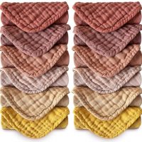 MOON PARK Baby Washcloths, 12 Pack – 12×12 Inches,…