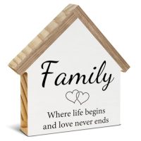 Rustic Home Family Decor, Family Where Life Begins and…