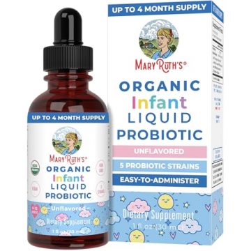 MaryRuth Organics USDA Organic Infant Liquid Probiotic Drops |…