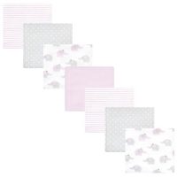 Hudson Baby Unisex Baby Cotton Flannel Receiving Blankets Bundle,…