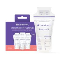 Lansinoh Breastmilk Storage Bags, 100 Count, Baby Essentials, Fast…