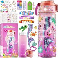 Decorate Your Own Water Bottle Kits for Girls, Mermaid…