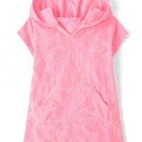The Children’s Place,Baby Girls,and Toddler Hooded Swim Coverup,Princess Pink…