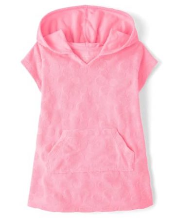 The Children’s Place,Baby Girls,and Toddler Hooded Swim Coverup,Princess Pink…