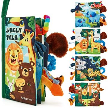 hahaland Baby Books 0-6 Months, Infant Tummy Time Toy…