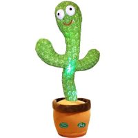 Pbooo Dancing Talking Cactus Mimicking Toy,Talking Repeat Singing Sunny…
