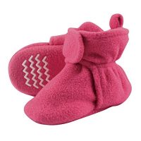 Hudson Baby Unisex-Baby Cozy Fleece Booties Slipper Sock, Dark…