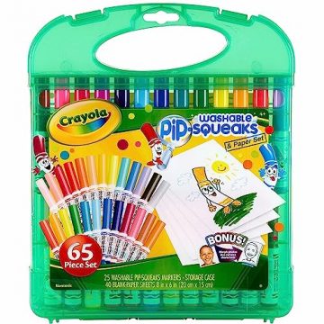 Crayola Pip-Squeaks Washable Marker Set (65ct), Coloring Set, Art…