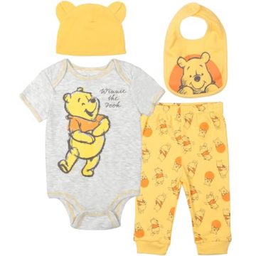 Disney Winnie the Pooh Newborn Baby Boys 4 Piece…