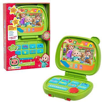 CoComelon Sing and Learn Laptop Toy for Kids, Lights,…
