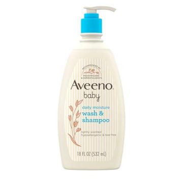 Aveeno Baby Daily Moisture Gentle Body Wash & Shampoo…