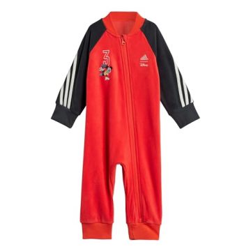 adidas Unisex Baby Disney Mickey Mouse Bodysuit, Bright Red/Carbon/Off…