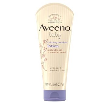 Aveeno Baby Calming Comfort Moisturizing Lotion with Relaxing Lavender…