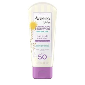 Aveeno Baby Continuous Protection Zinc Oxide Mineral Sunscreen Lotion…