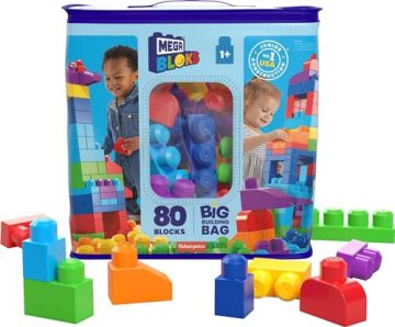 MEGA BLOKS First Builders Toddler Blocks Toys Set, Big…