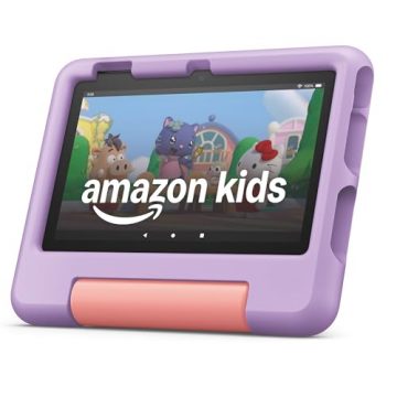 Amazon Fire 7 Kids tablet (newest model) ages 3-7.…