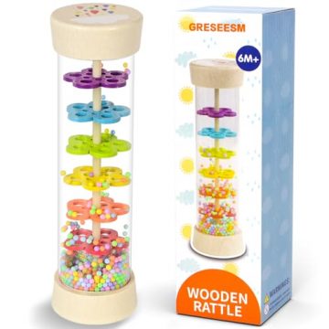 Rain Stick, Montessori Baby Toys for 6-12 Months 1…