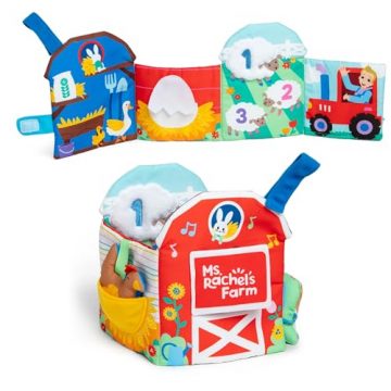 Ms. Rachel Official Sensory Learning Farm, Foldable Soft Baby…