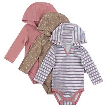 Hanes Unisex Baby Bodysuits, Ultimate Flexy Hoodie Long Sleeve…