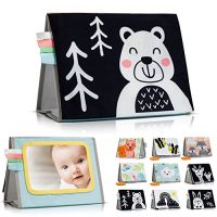 ZICOTO Soft Tummy Time Book with Large Stimulating Baby…