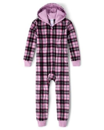 The Children’s Place,Girls,Long Sleeve Fleece Zip Up One Piece…
