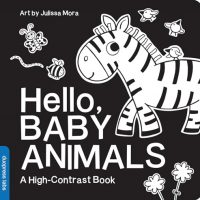 Hello, Baby Animals: A Black-and-White Board Book for Babies…