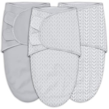 SWEET DOLPHIN 3-Pack Baby Swaddle Sleep Sacks – Newborn…