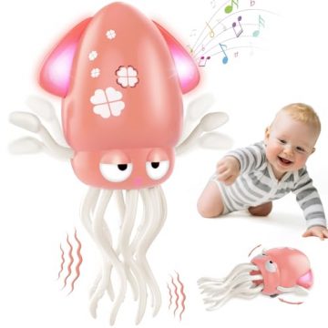 AOTIBO Baby Dancing Octopus Toy for 1 2 3…