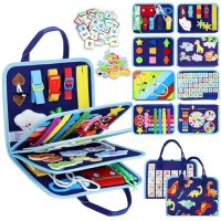 Esjay Toddler Busy Board Montessori Toys for Boys, Sensory…