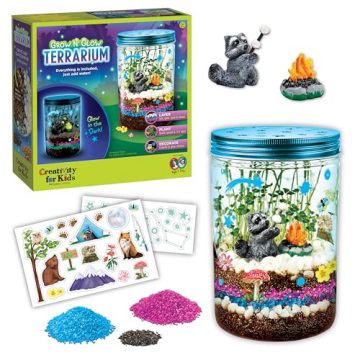 Creativity for Kids Grow ‘N Glow Terrarium Kit -…