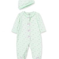 Little Me Baby Girls And Hat Footie, Petite Rose,…