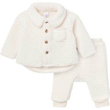 Modern Moments by Gerber Baby Girls’ Microplush Shacket and…