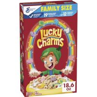 Lucky Charms Gluten Free Cereal with Marshmallows, Kids Breakfast…