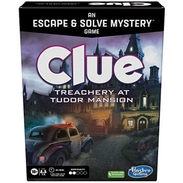 Clue Board Game Treachery at Tudor Mansion, Escape Room…