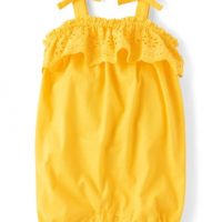 The Children’s Place,Baby-Girls,and Newborn Everyday Summer Rompers,Aspen Gold,12 Months,18…