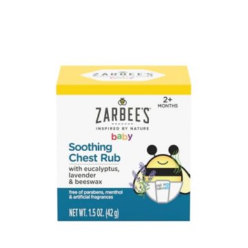 Zarbee’s Baby Soothing Chest Rub with Eucalyptus & Lavender,…